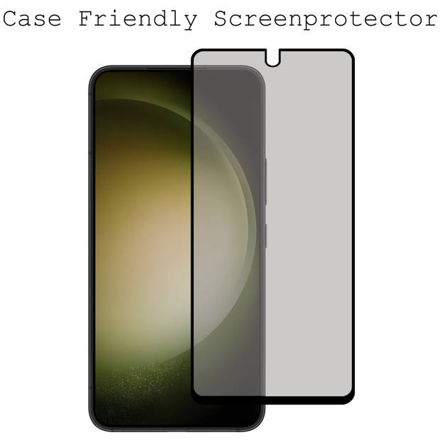 Basey Samsung Galaxy S23+ Screenprotector Screen Protector Beschermglas Tempered Glass