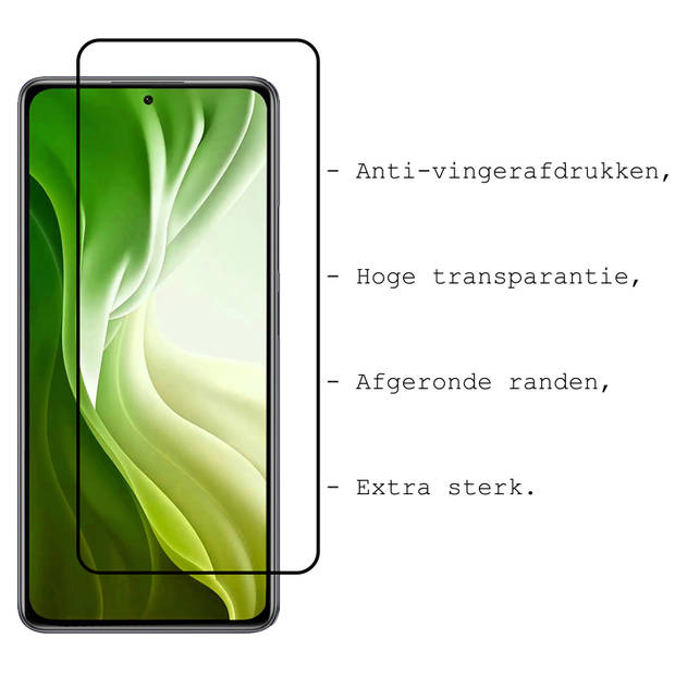 Basey Xiaomi 11 Lite 5G NE Screenprotector Tempered Glass - Xiaomi 11 Lite 5G NE Beschermglas Screen Protector Glas