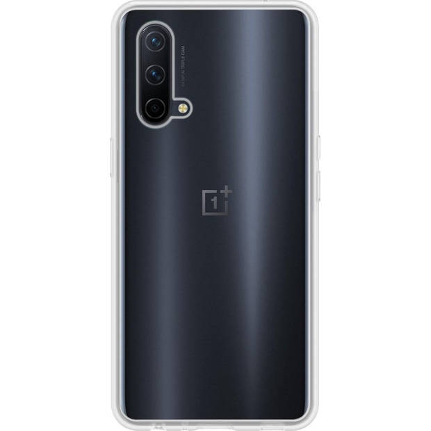 Basey OnePlus Nord CE Hoesje Siliconen Hoes Case Cover -Transparant