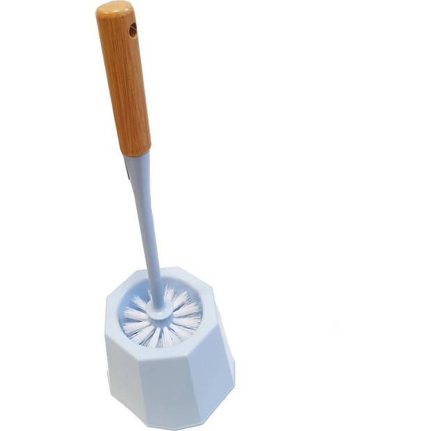 Discountershop - Toilet brush - Toilet brush plastic -Toilet brush in holder - Toilet brush holder - Toilet brush -