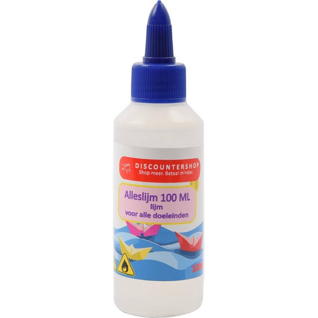 Lijm - All purpose glue - Glue - Kinderlijm - Knutselen - Goedkope knutsellijm - Doorzichtige knutsellijm 100 ml