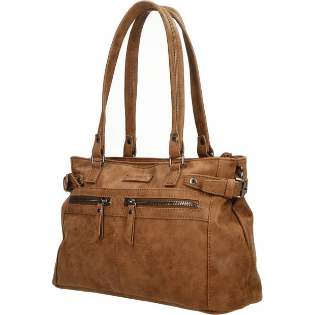 Schoudertas - Crossbodytas - tassen - tassen dames - tassen kopen - tassen hengsel - tassen - camel- Dames tas - handtas