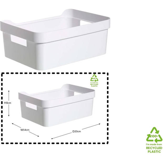 Buy storage box - Buy storage trays 5 pieces - Storage box - Tool trolley 5 pieces - size 200 mm x 140 mm x 80mm