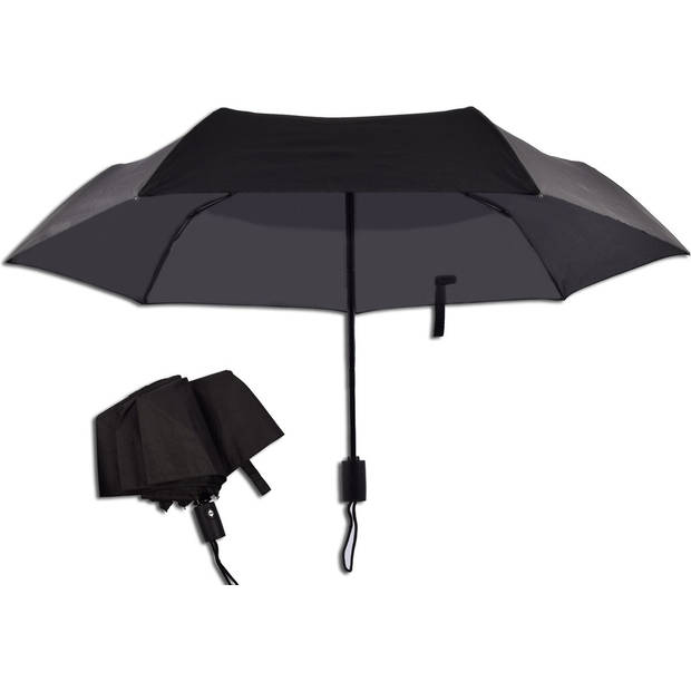 2x Automatic Storm Umbrella - Umbrella - Automatic, Foldable & Windproof up to 70 - 80 km p/h - Ø 95 cm - 7 panels -