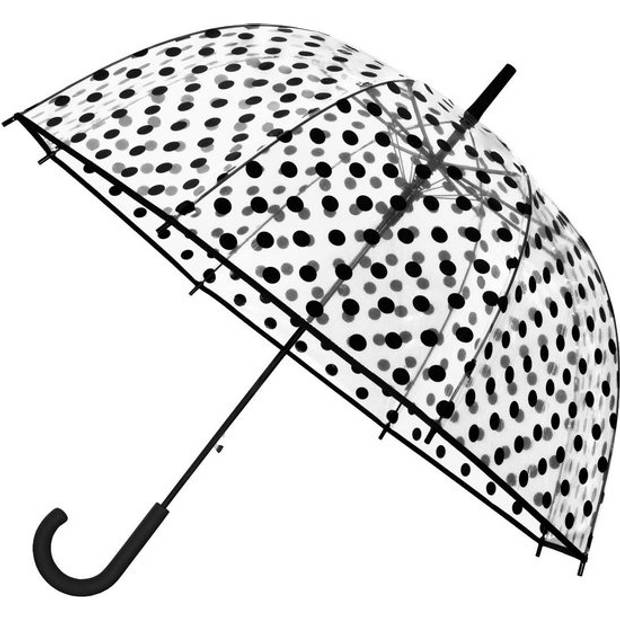 Umbrella polka dot Dome umbrella Transparent PVC Ø 86 CM-DESSIN faithful -