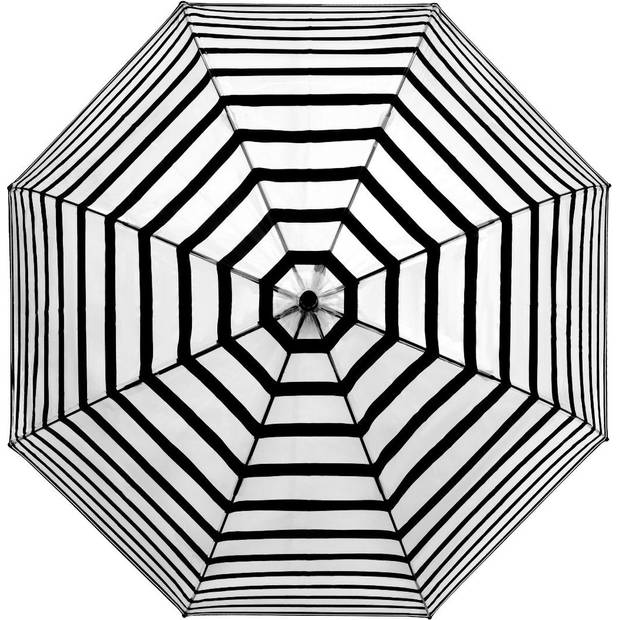 Umbrella polka dot and stripe design Dome umbrella Transparent PVC Ø 86 CM faithful -