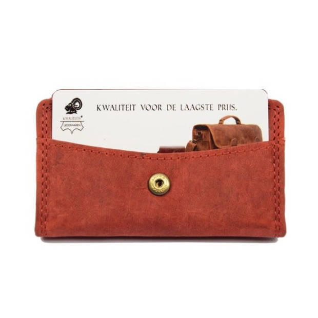 Mini Leather Wallet in Genuine Leather RFID Protection 1 Bill Compartment, 2 Card Slots & Coin Pocket Ideal Gift