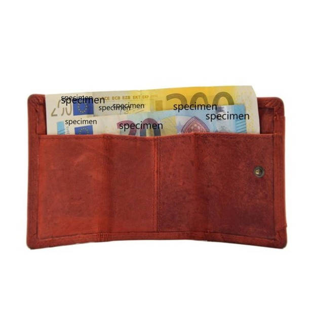 Mini Leather Wallet in Genuine Leather RFID Protection 1 Bill Compartment, 2 Card Slots & Coin Pocket Ideal Gift