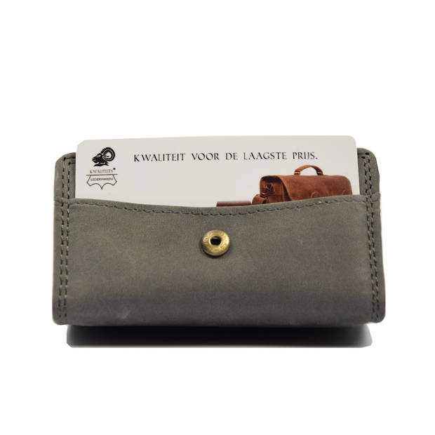 Portemonnee - vakantie portemonnee - Compact portemonnee - Buffelleer portemonnee - Kleine portemonnee - Portemonnee -