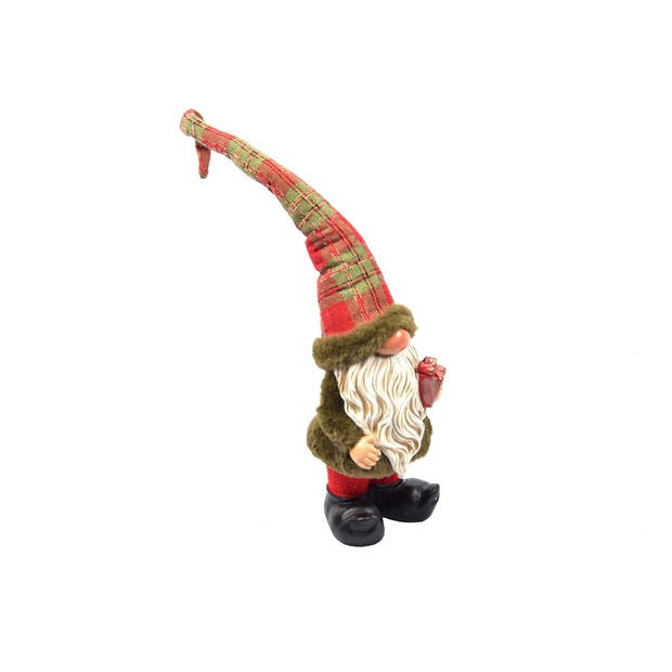 2x Christmas gnome in cute design 12x10x50 garden gnome for christmas decoration decorative gnome room decoration