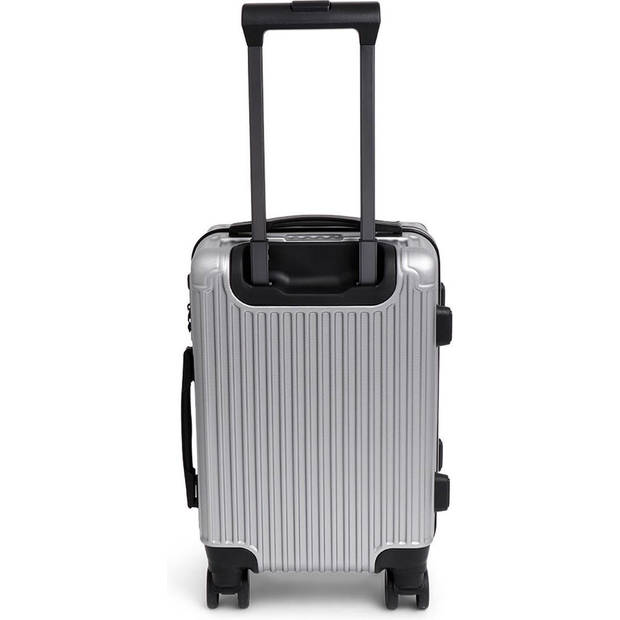 Norländer Lux Traveler Reiskoffer - Handbagage koffer - 53 x 33 x 21 cm - Zilver