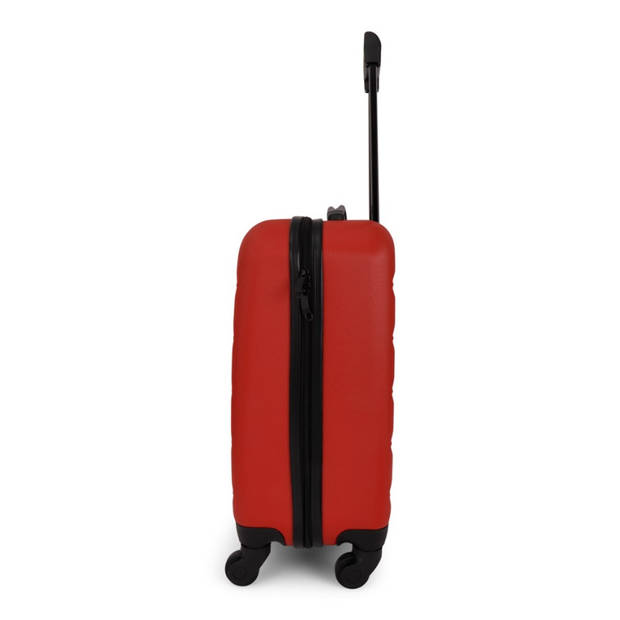 Norlander Squared Handbagagekoffer 37L - Reiskoffer Trolley - ECO Rpet - Rood