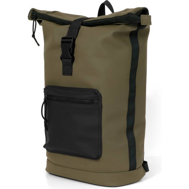 Norlander Waterdichte Rugzak 46L - Roltop Rugzak - Fietsrugzak - Olive