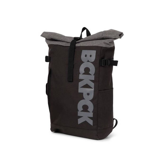 Norländer Rugzak BCKPCK - Rolltop - 21 ltr - Zwart/Grijs - Waterafstotend