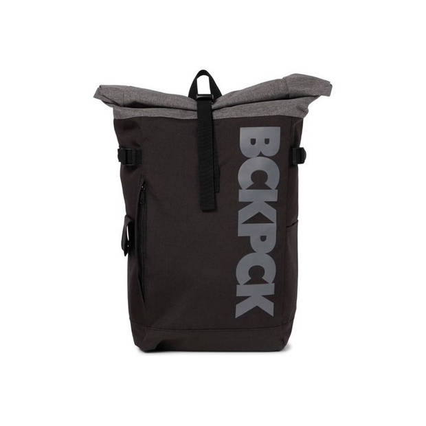 Norländer Rugzak BCKPCK - Rolltop - 21 ltr - Zwart/Grijs - Waterafstotend