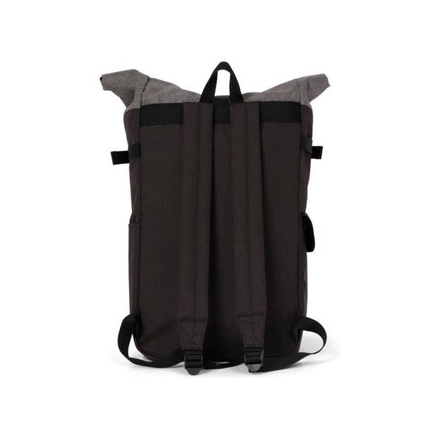 Norländer Rugzak BCKPCK - Rolltop - 21 ltr - Zwart/Grijs - Waterafstotend