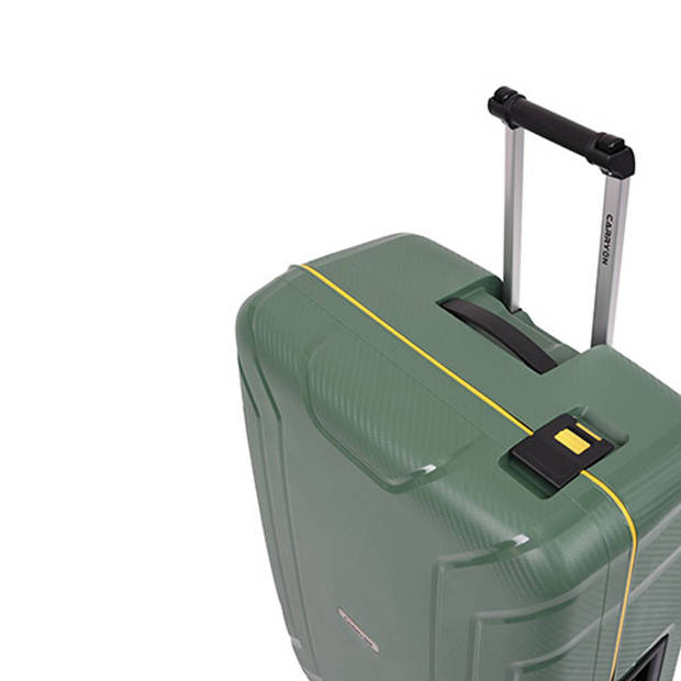 CarryOn Steward TSA Kofferset - 2 delige Trolleyset - Met vaste sloten - Groen