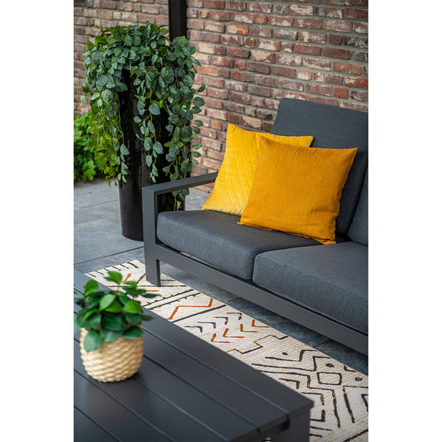 Garden Impressions Coba 4-delige loungeset - donker grijs