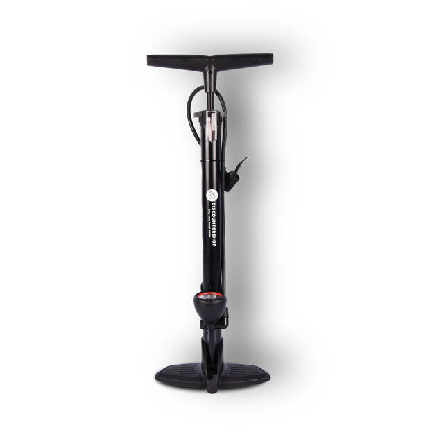 Nauwkeurige Fietspomp met Analoge Drukmeter - 62.50cmx24cmx62cm - Voor Precieze Bandenspanning - Max. 8 bar Druk