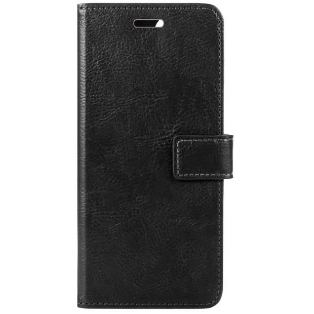 Basey OnePlus 10 Pro Hoesje Book Case Kunstleer Cover Hoes -Zwart