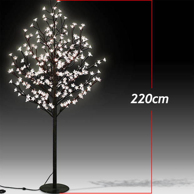 Kerstbloesem, 220 cm, 220 LED's, kerstboom, kerstversiering