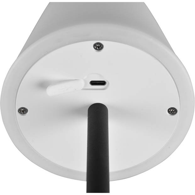 LED Tafellamp met Opbaadbare Batterijen - Trion Marty - 2.2W - Aanpasbare Kleurtemperatuur - Dimbaar - Spatwaterdicht