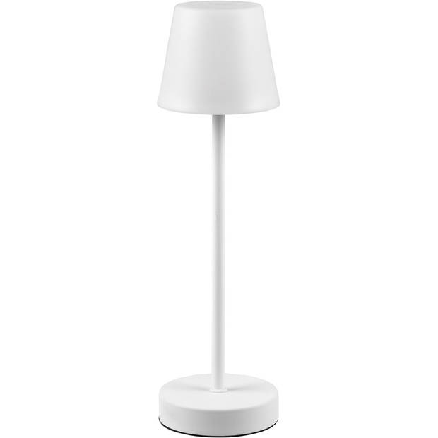 LED Tafellamp met Opbaadbare Batterijen - Trion Marty - 2.2W - Aanpasbare Kleurtemperatuur - Dimbaar - Spatwaterdicht