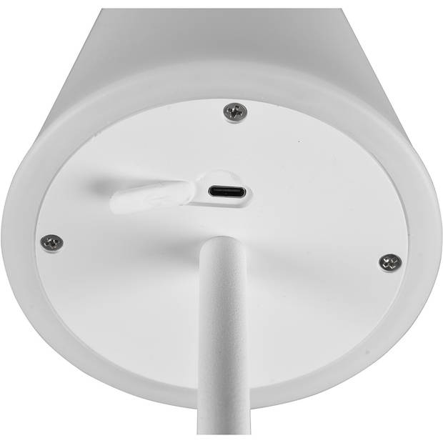 LED Tafellamp met Opbaadbare Batterijen - Trion Marty - 2.2W - Aanpasbare Kleurtemperatuur - Dimbaar - Spatwaterdicht