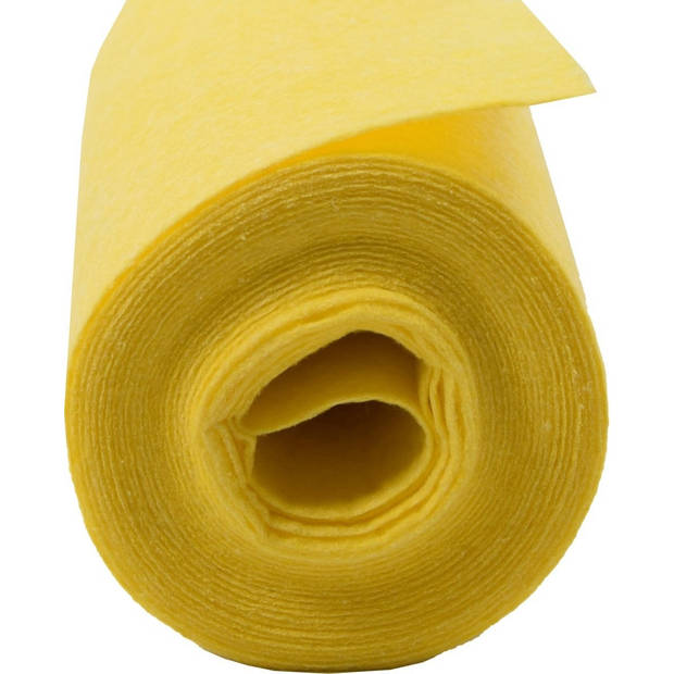 Sopdoeken vaatdoekjes geel viscose vaatdoeken 2x 4 meter rol Poetsdoeken Geel - reinigingsdoek - Sopdoeken - A kwaliteit