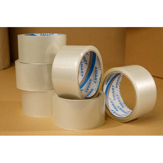 Plakband Verpaktape 50mmx66m 6 rollen