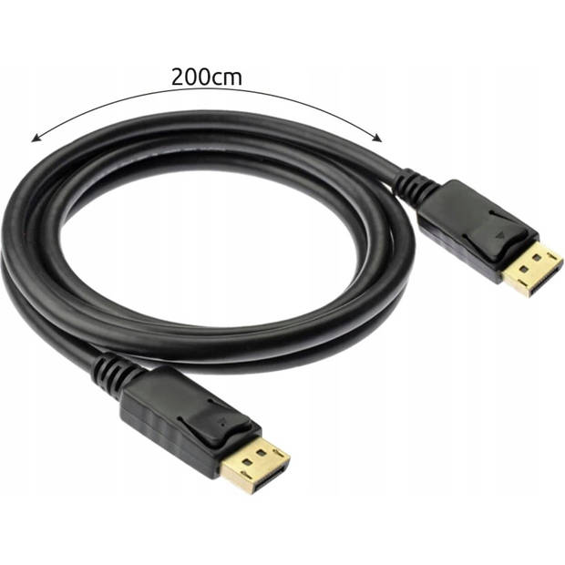 Kabel displayport naar displayport kabel DP kabel - Kabel 4K - 2meter