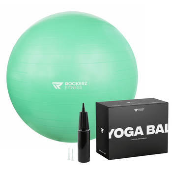 Fitnessbal - Yoga bal - Gymbal - Zitbal - 65 cm - Mintgroen