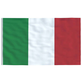 The Living Store Italiaanse Vlag - Tuin - Sport - 90x150 cm - Polyester