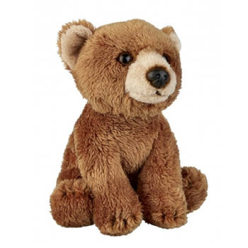 Bruine beren knuffels 15 cm knuffeldieren - Knuffelberen