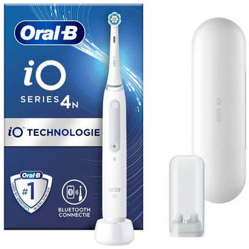 Braun Oral-B iO 4N Elektrische Tandenborstel + Reisetui Wit