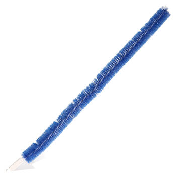 Brumag Radiatorborstel - flexibel - extra lang - 92 cm - kunststof - blauw - schoonmaakborstel - plumeaus