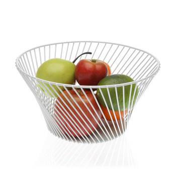 Fruitschaal Versa Wit Staal Ijzer (13,5 cm)