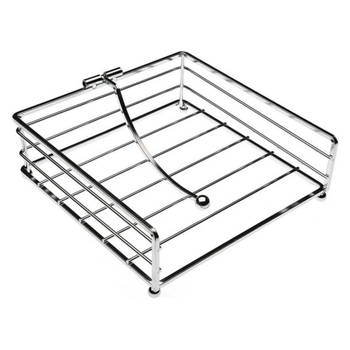 Servethouder Versa 10030236 Metaal Staal 6 x 18,5 x 18,5 cm 7 x 18,5 x 18,5 cm