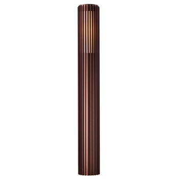 Nordlux Buitenlamp Aludra paal H 95 cm bruin metallic