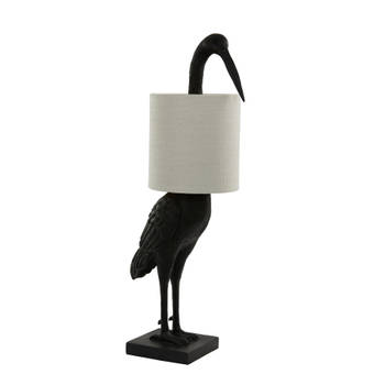 Light & Living - Tafellamp CRANE - 33x30x76.5cm - Zwart