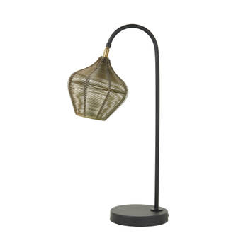 Light & Living - Tafellamp ALVARO - 27x20x61cm - Brons