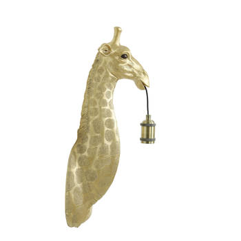 Light & Living - Wandlamp GIRAFFE - 20.5x19x61cm - Goud