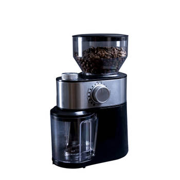 Koffiemolen geeft je vers gemalen bonen voor jouw favoriete koffie Gastronoma RVS-Zwart