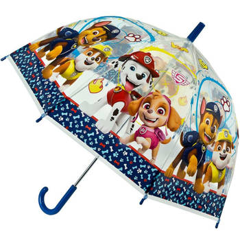 Paw Patrol paraplu - voor kinderen - blauw - D68 cm - Paraplu's