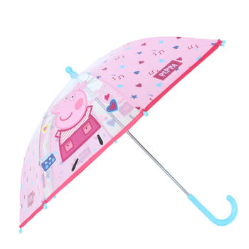 Peppa Pig kinderparaplu - roze - D71 cm - Paraplu's