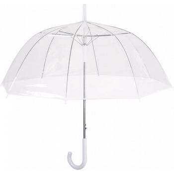 Paraplu New Basic dames 99 cm polyester transparant