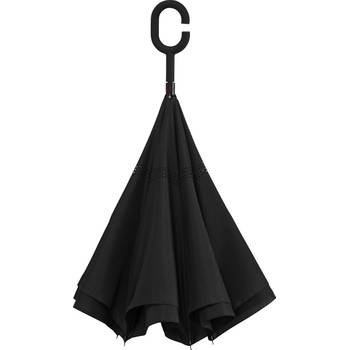Paraplu - Inside Out Paraplu - Windproof - Ø 107 cm - Zwart