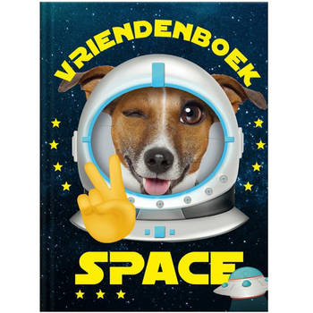 Vriendenboek Space Dog - Hardcover 80 Pagina's