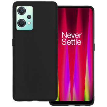 Basey OnePlus Nord CE 2 Lite Hoesje Siliconen Hoes Case Cover -Zwart