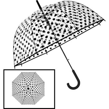 Paraplu polka dot Koepelparaplu Transparant PVC Ø 86 CM-DESSIN trouw -